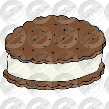 Ice Cream Sandwich Picture For Classroom Therapy Use Great Ice Cream Sandwich Clipart