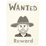 Wanted Stencil