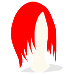 Red Hair Stencil