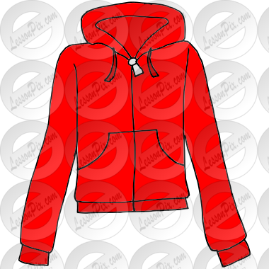 Sweatshirt Picture for Classroom / Therapy Use - Great Sweatshirt Clipart