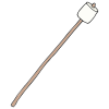 Where do you roast marshmallows?