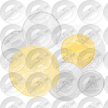 Canadian Coins  Stencil