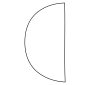 First Quarter Half Moon