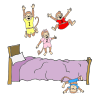 3+little+monkeys+jumping+on+the+bed. Picture