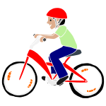Biking Stencil