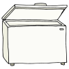"This is the freezer."