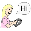 T is for talk. Talk to your friends.