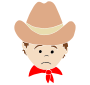 Sad Cowboy Stencil