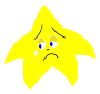 Sad Star Stencil