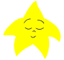 Sleepy Star Stencil