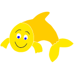 Happy Fish Stencil