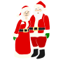 Santa and Mrs Claus