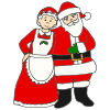Santa and Mrs Claus Picture