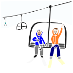 Ski Lift Stencil