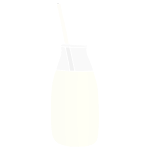 Milk Bottle Stencil