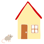 Mouse House Stencil
