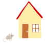 Mouse House Stencil