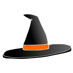Witch Hat Stencil