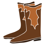 Boots Stencil
