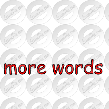 more words
