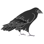 Raven Stencil