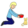 Feed the cat