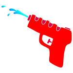 Water Gun Stencil