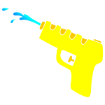 Water Gun Stencil