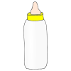 Infants+and+babies+use+bottles+to+drink+milk. Picture