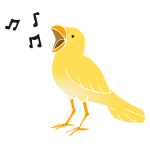 Songbird Stencil