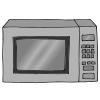 "Here is the microwave."