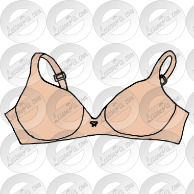 Bra Picture for Classroom / Therapy Use - Great Bra Clipart