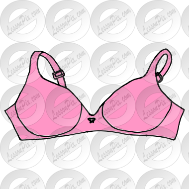 Bra Picture for Classroom / Therapy Use - Great Bra Clipart
