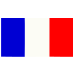 France Flag Stencil