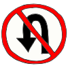 No U Turn!