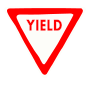 Yield Sign Stencil