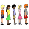 When+the+bell+rings+we+stand+in+line.+It+might+be+crowded+and+loud_+but+we+will+remember+to