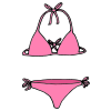 I wear a swim suit when I go to the pool.