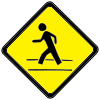 Crosswalk+in+Yellow+means+pay+attention. Picture