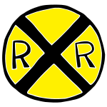 Railroad Crossing Stencil