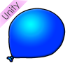 1+blue+balloon. Picture