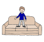 Stand on Couch Picture
