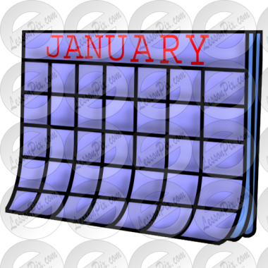 january 2022 calendar clip art