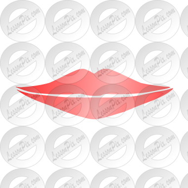 Lips Stencil