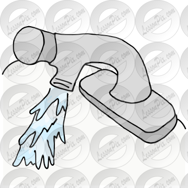 Faucet Picture for Classroom / Therapy Use - Great Faucet Clipart
