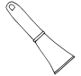 Ice Scraper  Outline