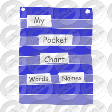 Pocket Chart Clipart