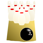 Bowling Stencil