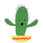 Mad Cactus Stencil