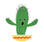 Mad Cactus Stencil